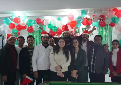 Christmas party at workplace