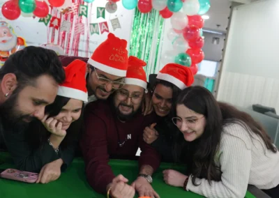 Team Christmas group photo