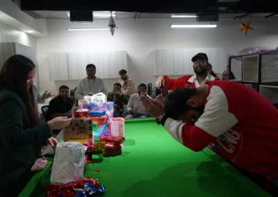 Christmas celebration at UPBS office